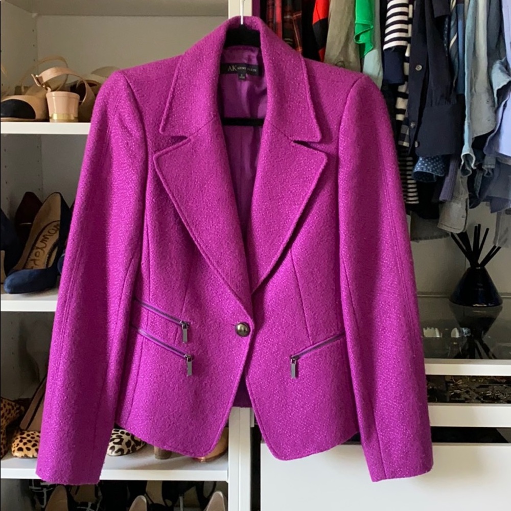 Anne Klein Violet Purple Blazer